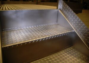 Stainless steel stairs